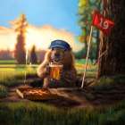 19th Hole - by Heffernan, Lucia | Image Conscious | Heffernan, Lucia