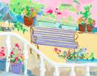 Summer in Llududno Art Print