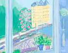 Summer on LLandudno Pier Art Print