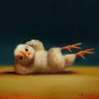 Pilates Chick - Bicycle Crunches Art Print