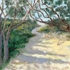 Australian Coast Landscape Art Print