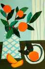 Citrus Morning Still Life II Modern Print