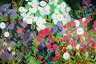 Midnight Garden Hue Art Print
