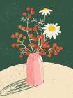 Vase Floral Art Print