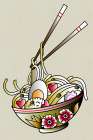 Udon Love Art Print