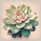 Echeveria Pulidinis Art Print