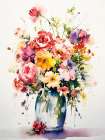 Vibrant Bouquet Art Print