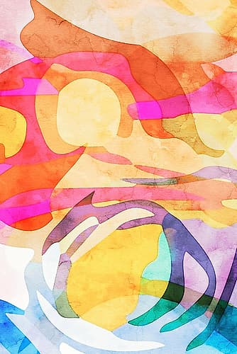 Colorful Abstract Abstract Art Print