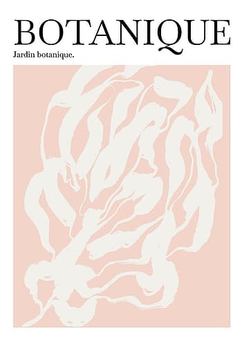 Jardin Botanique II Abstract Art Print