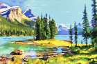 Mountain Solitude Art Print
