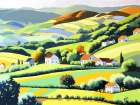 Over Hill and Dale Art Print