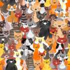 All My Cats Art Print