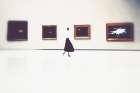 Museum Motion II Art Print by Nicolas le beuan benic