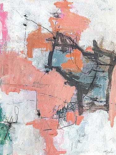 Thinking Of Saturday Art Print by Carole Leslie