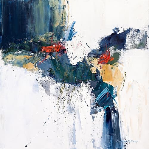 Cascading Art Print by Suzanne McCourt