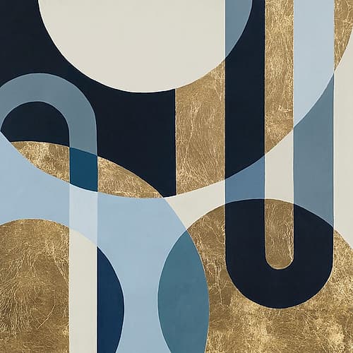 Earthly Shapes Minimalist Print