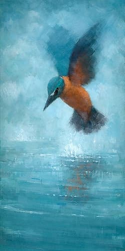 Flame in the Mist Art Print