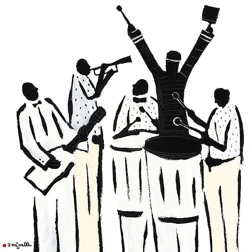 Silhouette Figurative Print