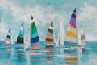 Sailing In Color Art Print