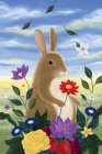 Fair Bunny Art Print