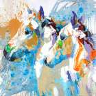 Dynamic Duo Art Print by Melissa Mason