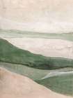 Green Field Art Print by Design Fabrikken