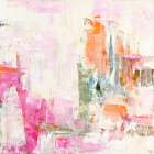 New Age Pink 1 Art Print by Design Fabrikken