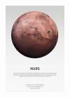Mars Light Art Print by Design Fabrikken