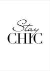 Stay Chic Art Print by Design Fabrikken