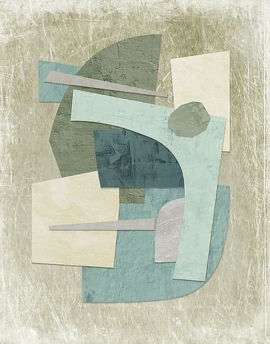Mid Century Collage I Abstract Art Print