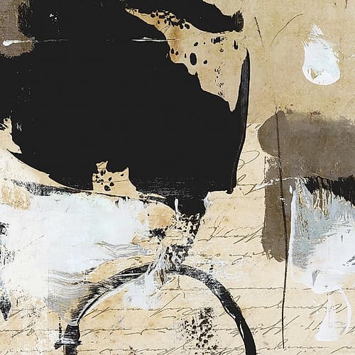 News Day Collage II Abstract Art Print