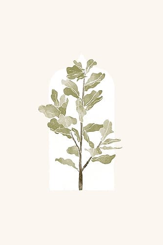 Tropical Window 04 Art Print