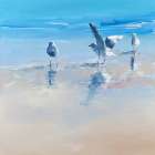 In the Shallows 1 Art Print
