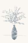 Blue Branches 2 Art Print