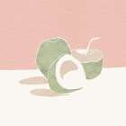 Coco de Bahia Art Print