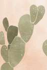 Desert Cactus I Art Print