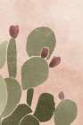 Desert Cactus II Art Print