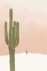 Desert Saguaro I Art Print