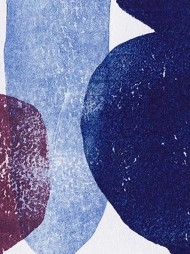 Vases 4 Blue Art Print