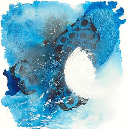 Oceanâ€™s Diluted Art Print by Valerie Russell