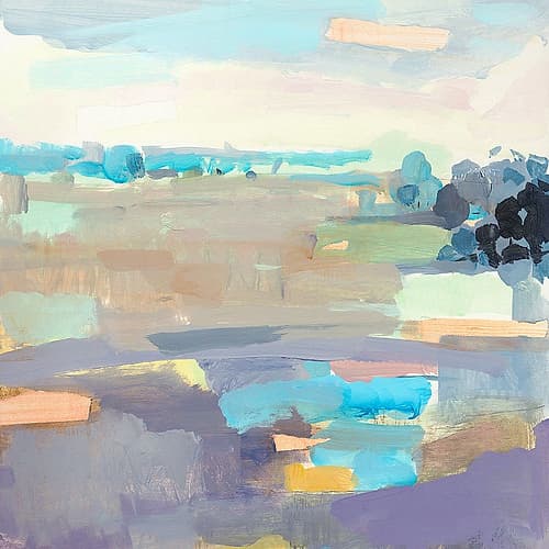 Sherbert Sky Landscape Print