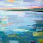 By The Footbridge Ogunquit Art Print