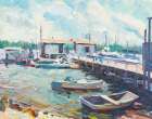 Naples Dock Art Print