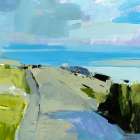 Walking The Marginal Way Art Print