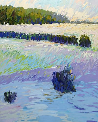 When It Snows Art Print by Jane Schmidt