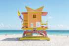 South Beach Lifeguard Chair 3rd Street Art Print