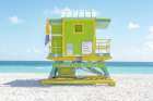 South Beach Lifeguard Chair 6th Street Art Print