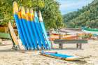Surfboards in Kuta, Indonesia Art Print