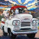 Cattle Drive Art Print