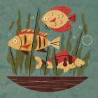Fish and Seaweed Art Print
